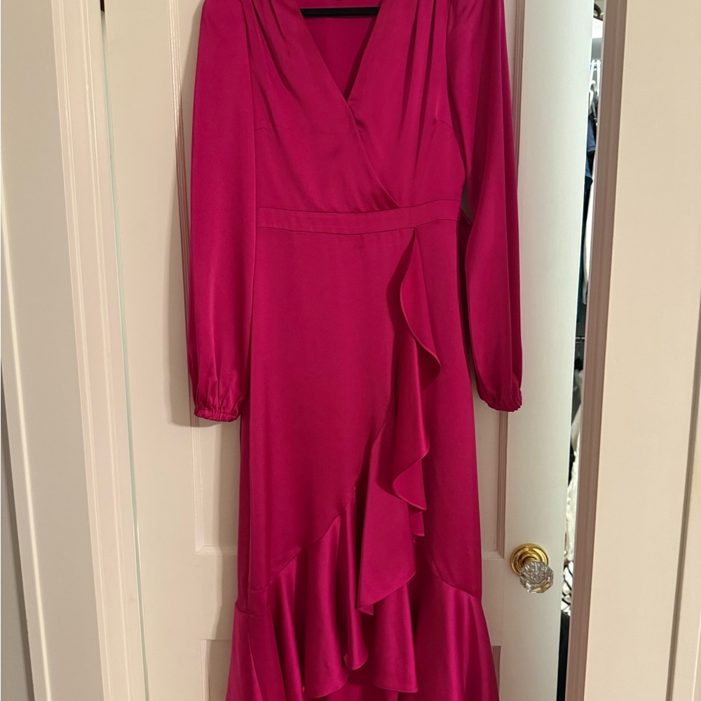 Milly Fuchsia High Low Dress